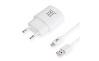 KIT DE VIAJE 2IN1 MAILLON CARGADOR PARED USB 1 CONECTOR + CABLE MICRO USB 2.4A