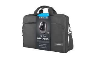 MALETIN PORTATIL NATEC WALLAROO 15.6"+RATON WIRELESS NEGRO
