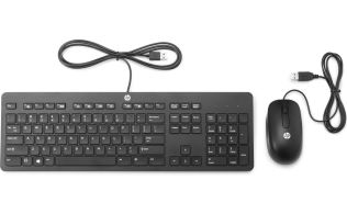 TECLADO Y RATON HP SLIM USB KEYBOARD AND MOUSE