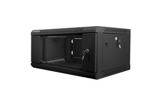 ARMARIO RACK LANBERG 4U 600X450X279 AUTO ENSAMBLADO 19" HASTA 60 KG NEGRO