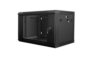 ARMARIO RACK LANBERG 6U 600X450X368 AUTO ENSAMBLADO 19" HASTA 60 KG NEGRO