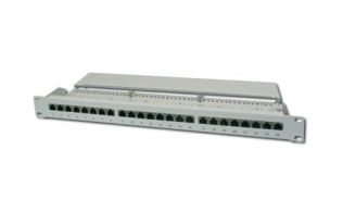 PATCH PANEL DIGITUS CAT6 CLASE E SIN APANTALLAR 12PUERTOS RJ45 1U RACK NEGRO