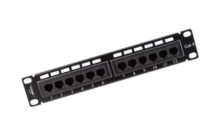 PATCH PANEL MONOLYTH 12 PUERTOS 10" UTP CAT.6