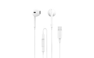 AURICULARES ENJOY CON MICROFONO CONTROL DE VOLUMEN LIGHTNING CABLE 1M BT BLANCO