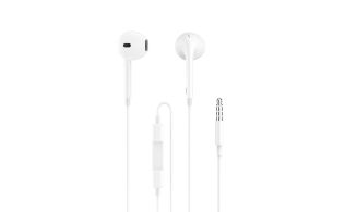AURICULARES ENJOY BLANCO MICRÓFONO JACK 35 CABLE 1 M CON CONTROL DE VOLUMEN