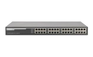 HUB DIGITUS RJ45 10/100/1000 MBPS POE+ 32 PUERTOS (16 IN 16 OUT POE) 250W
