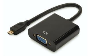 CONVERSOR VIDEO DIGITUS DE MICRO HDMI A VGA TIPO D 3,5MM AUDIO JACK NEGRO