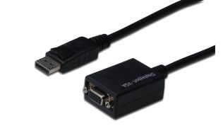 CONVERSOR DIGITUS DISPLAYPORT DP - HD15 M/H 0,15M DP 1.2 CE SW