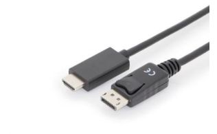 CONVERSOR DIGITUS VIDEO DISPLAYPORT HDMI TIPO A M/M 1M HDMI 2.0 4K 60HZ CE SW