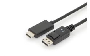 CONVERSOR DIGITUS VIDEO DISPLAYPORT HDMI TIPO A M/M 3M HDMI 2.0 4K 60HZ CE SW