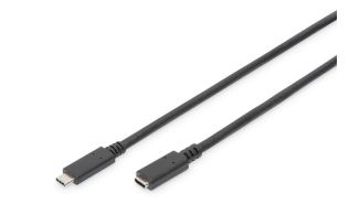 CABLE DIGITUS EXTENSION USB TIPO C - C M/F 0.7m 5A 10GB VERSION 3.1 CE, SW