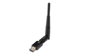 ADAPTADOR WIFI DIGITUS USB 2.0 300Mbps Realtek 8192 2T/2R antena externa WPS
