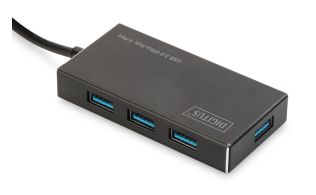 HUB DIGITUS USB 3.0 4 PUERTOS ALIMENTACION DE CORRIENTE DE 5V/2A