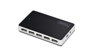 HUB DIGITUS USB 2.0 10 PUERTOS 10X USB A/H 1X USB MINI INCL. FUENTE DE ALIMENT
