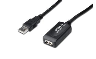 CABLE DIGITUS USB 2.0 USB A MACHO A HEMBRA 15M