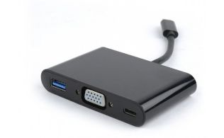 CABLE ADAPTADOR GEMBIRD USB C 3 EN 1 CARGA/VVGA/USB