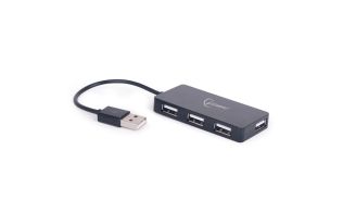 HUB USB GEMBIRD 2.0 4 PUERTOS NEGRO