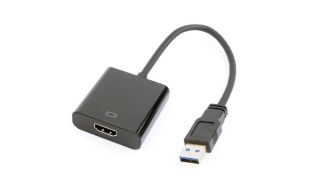 CABLE ADAPTADOR GEMBIRD USB 3.0 MACHO A HDMI HEMBRA NEGRO