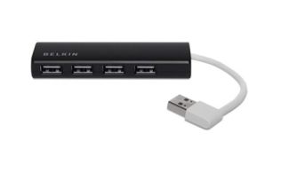 HUB BELKIN 4x USB 2.0 SLIM NEGRO