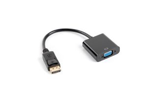 ADAPTADOR LANBERG DISPLAYPORT 1.1 A VGA 20CM NEGRO