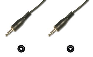 CABLE DIGITUS AUDIO JACK ESTEREO DE 3,5MM 2.50M CCS 2X0.10/10 M/M NEGRO