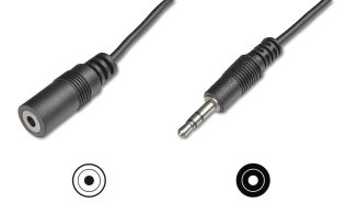 CABLE DIGITUS EXTENSION AUDIO JACK ESTEREO 3,5mm 1,50m CCS 2x0.10/10 M/F