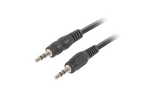 CABLE ESTEREO LANBERG JACK 3.5MM MACHO/JACK 3.5MM MACHO 2M NEGRO