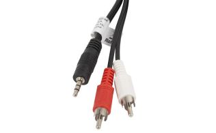 CABLE ESTEREO LANBERG JACK 3.5MM/2X RCA MACHO 5M