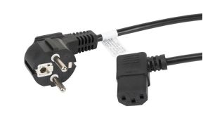 CABLE DE ALIMENTACION LANBERG SCHUKO CEE 7/7 A IEC320 C13 ACODADO 1.8M
