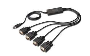 CABLE DIGITUS 1.5M USB 2.0 a cable RS232*4 Chipset FT4232H