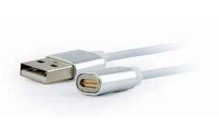 CABLE USB GEMBIRD USB 2.0 A MICRO USB/ LIGHTNING/ TIPO C 1M  MAGNETICO BLANCO