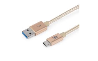 CABLE MAILLON PREMIUM TIPO C 3.0 ALUMINIO DORADO NYLON 1M