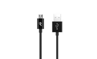 CABLE DE DATOS ENJOY NEGRO USB 20 A MICRO USB 24A LONGITUD 1M