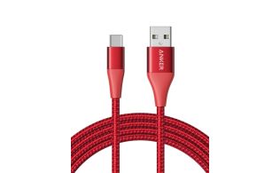 CABLE USB 2.0 ANKER POWERLINE+ II USB/ A MACHO A TIPO C MACHO 1,8M ROJO