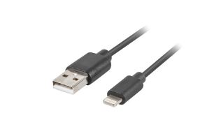 CABLE LIGHTNING LANBERG MACHO A USB A MACHO 1M NEGRO