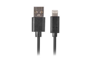 CABLE LIGHTNING LANBERG MACHO A USB A MACHO 3M NEGRO