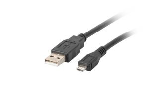CABLE USB LANBERG 2.0 MACHO A MICRO USB MACHO 0.5M NEGRO