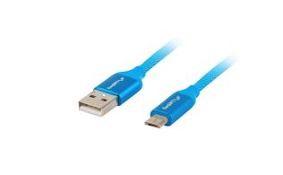 CABLE USB LANBERG 2.0 MACHO/MICRO USB MACHO QUICK CHARGE 3.0 3M AZUL