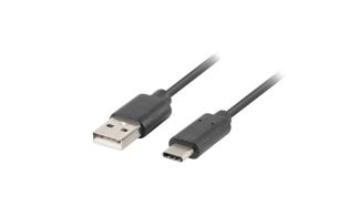 CABLE USB LANBERG 2.0 MACHO/USB C MACHO 0.5M NEGRO