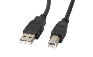 CABLE LANBERG IMPRESORA USB MACHO A USB MACHO CON FERRITA NEGRO 0.5 M