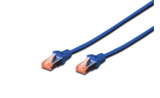 CABLE DIGITUS S-FTP CAT 6 CU LSZH AWG 27/7 LENGHT 1M 10 PCS AZUL