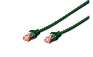 CABLE DIGITUS S-FTP CAT 6 CU LSZH AWG 27/7 LENGHT 10M 5 PCS VERDE