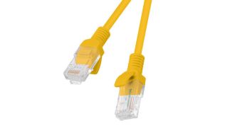 LATIGUILLO LANBERG CAT.5E UTP 0.25M NARANJA