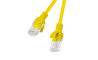 LATIGUILLO LANBERG CAT.6 UTP 0.5M AMARILLO