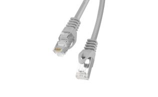 LATIGUILLO LANBERG CAT.6 FTP 0.25M GRIS