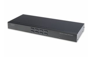 KVM DIGITUS CONMUTADOR 8 PUERTOS 1 USUARIO 8 PC 1 MODULO PC
