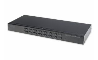 KVM DIGITUS CONMUTADOR 16 PUERTOS 1 USUARIO 16 PC 1 MODULO IP