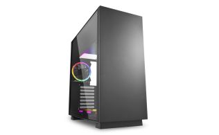 CAJA SHARKOON PURE STEEL ATX 2XUSB3.0 SIN FUENTE RGB