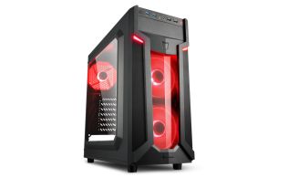 CAJA SHARKOON VG6-W ATX 2XUSB3.0 SIN FUENTE RED