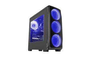 CAJA GAMING GENESIS TITAN 750 ATX 1XUSB 3.0 2XUSB 2.0 S/F CON VENTANA AZUL